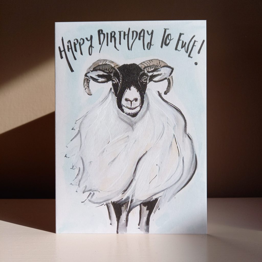 ‘Happy Birthday to Ewe’ Card