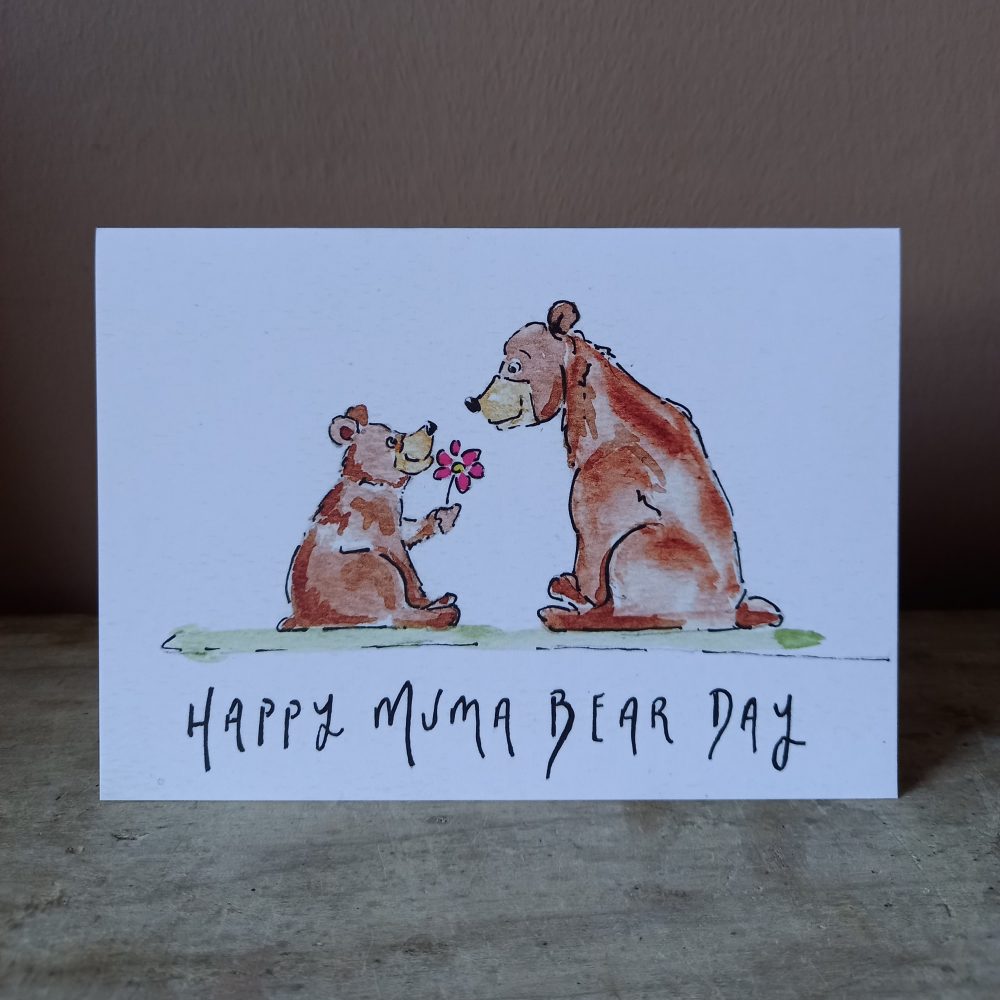 'Happy Muma Bear Day' Card
