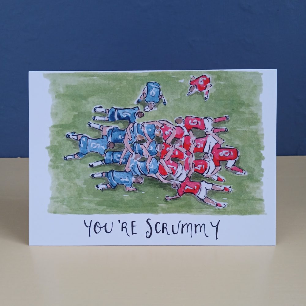 'You're Scrummy' Card